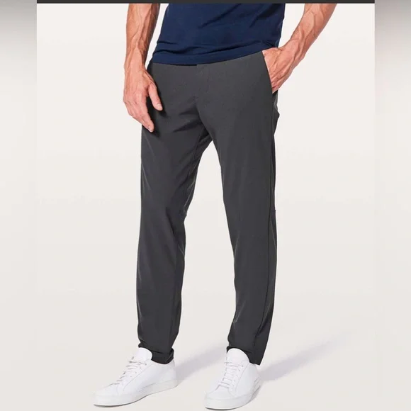 Lululemon Commission Pant Size 36x 28 Slim Warpstreme Obsidian‎ Style M5522S Men - Picture 7 of 8